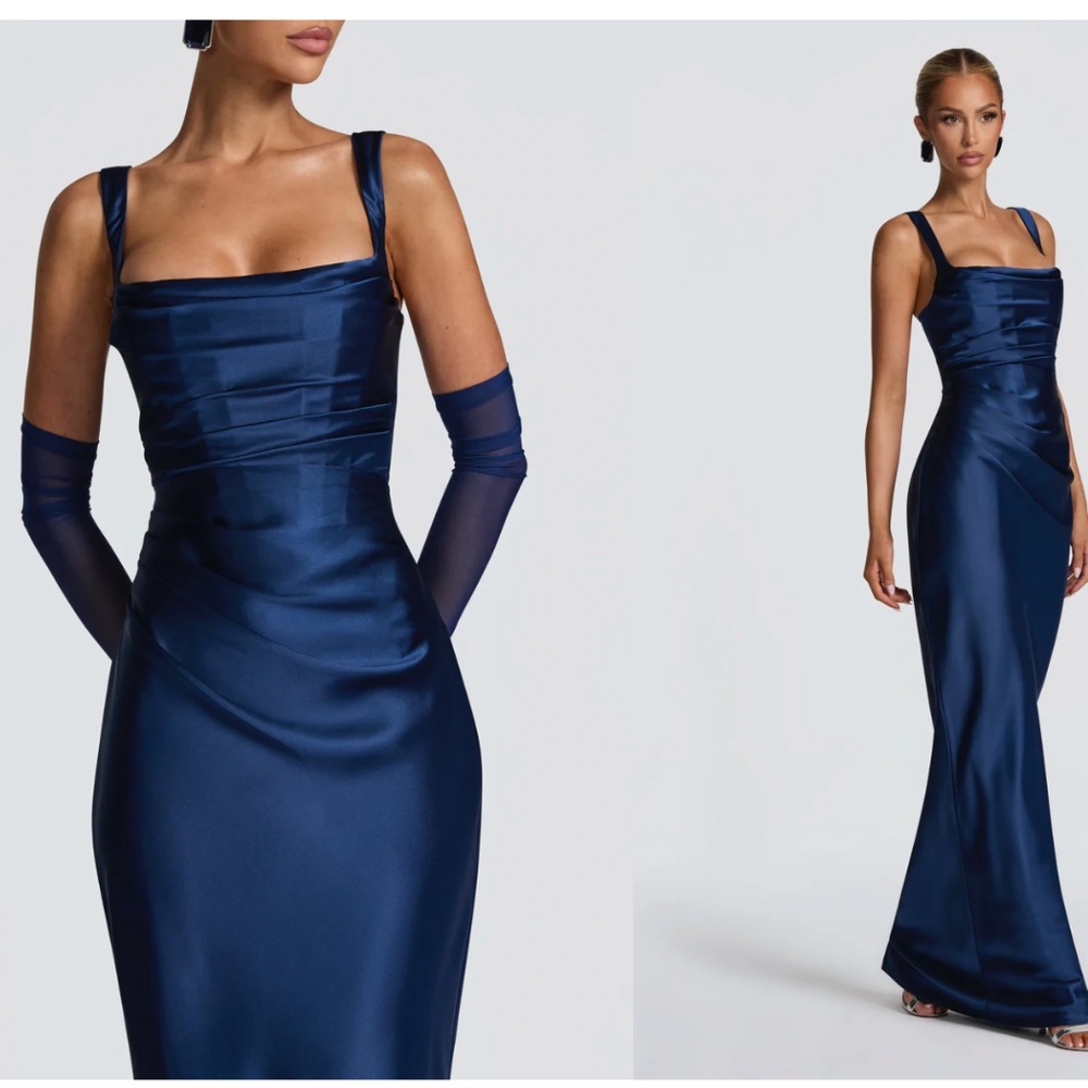 Calanthe Maxi Dress - Navy Babyboo